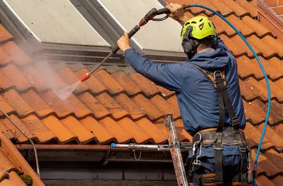 Démoussage et hydrofuge de toiture à Valergues